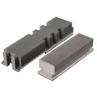 Aluminium Skiving Fin Heatsink Rau Fais Fab System