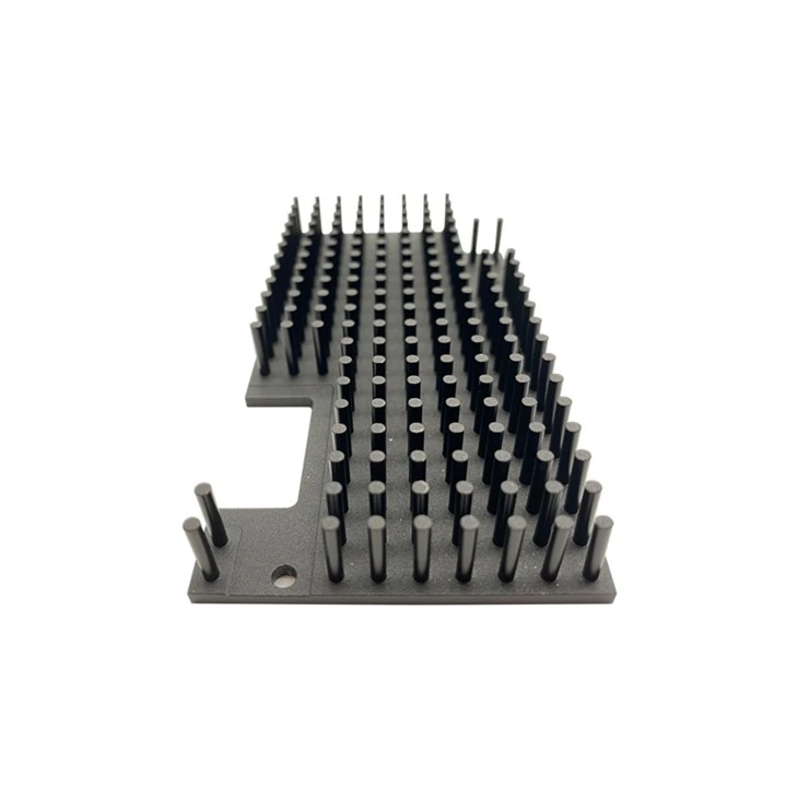 Aluminium Round Pin Fin Thaum tshav kub kub dab dej