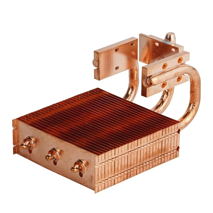 Copper Zipper Fin Heat Sinks